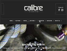 Tablet Screenshot of calibremagazine.com